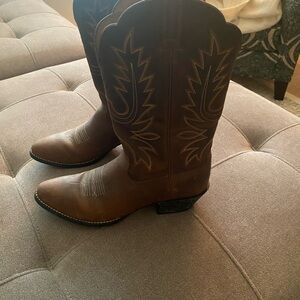 Ariat Brown Leather Western Boots